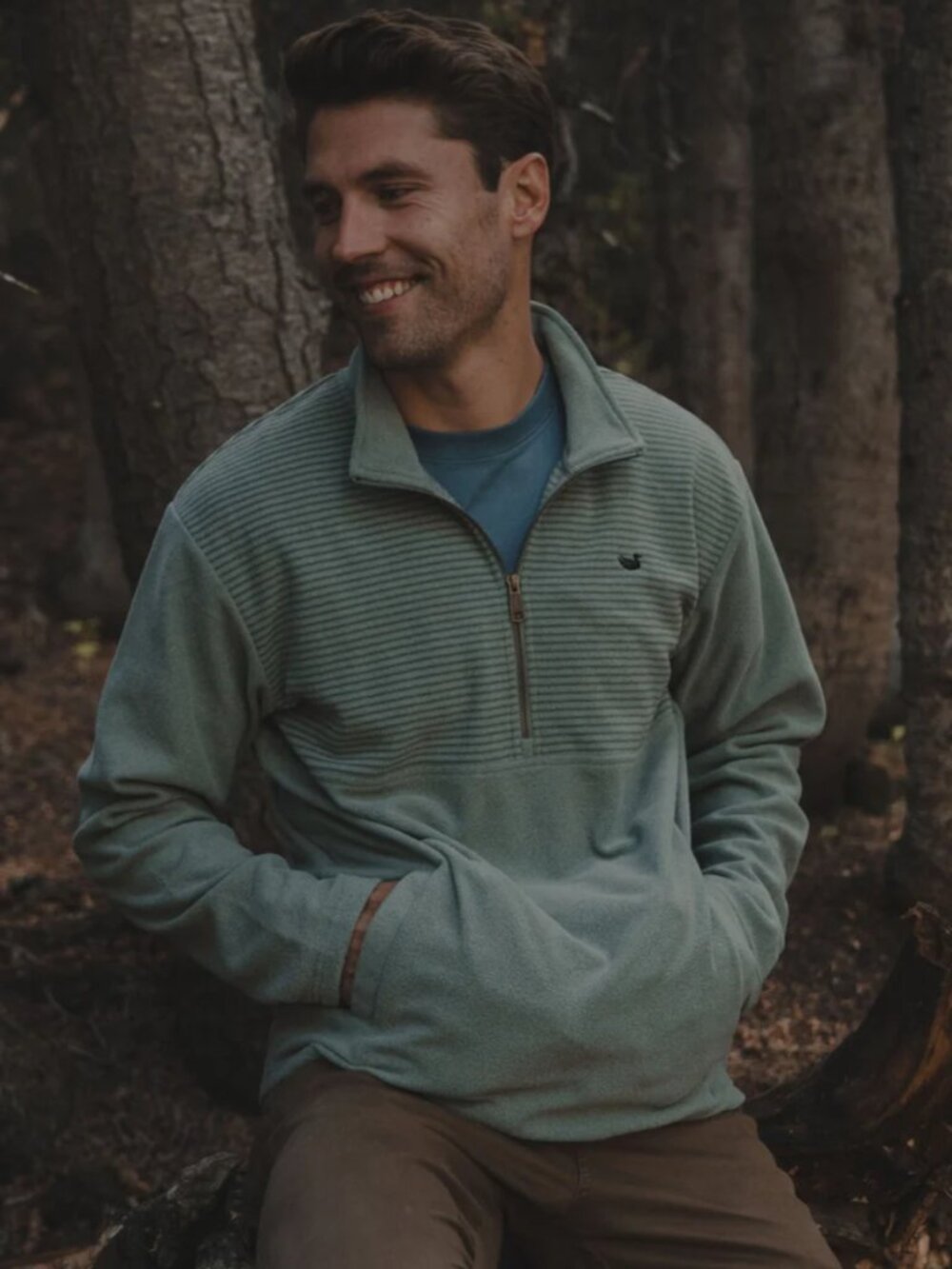 SOUTHERN MARSH GRANGER LAKE FLEECE PULLOVER (LARGE)
